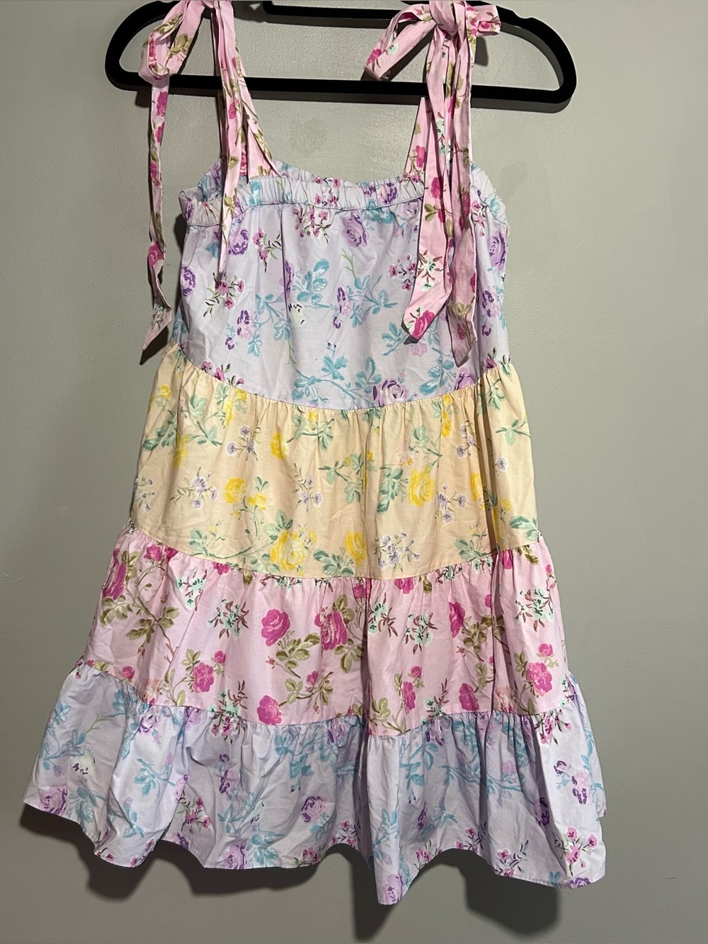 LoveShackFancy x Target Jeanne Tiered Ruffle Dress Floral small